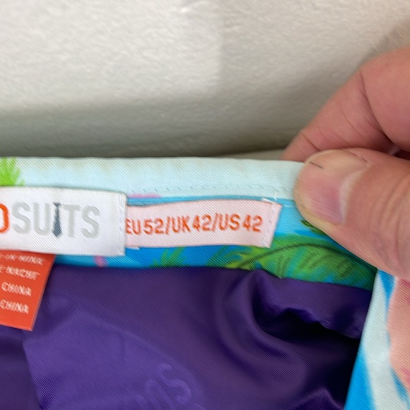 Opposuit Flamingo print jacket only Sz US42 - Picture 11 of 12